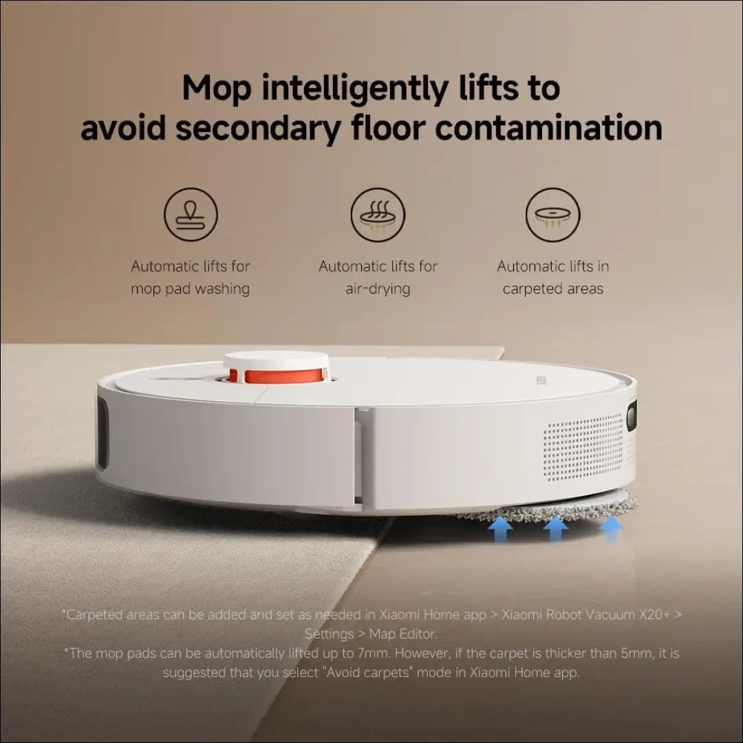 „Xiaomi“ robotas dulkių siurblys X20+ SP326 - €205 Save 50% __label:Pristatymas 1-2 d.d., color-balta, elektronika,