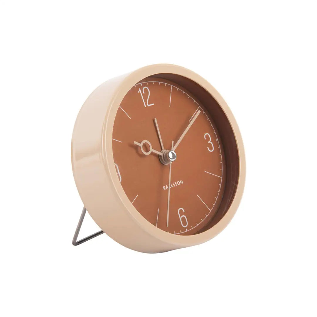 Žadintuvas ’Karlsson’ DI10361 - €14 Save 50% __label:Pristatymas 1-2 d.d., color-ruda, interjeras, laikrodziai,