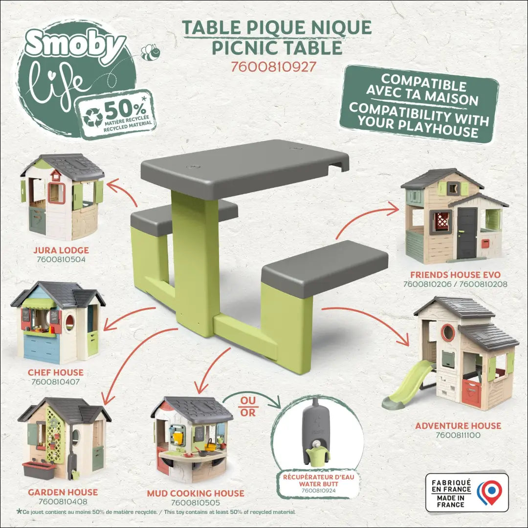 Žaidimo namelio priedas KI1777 - €24 Save 50% __label:Pristatymas 1-2 d.d., color-pilka, color-zalia, kita, lauko
