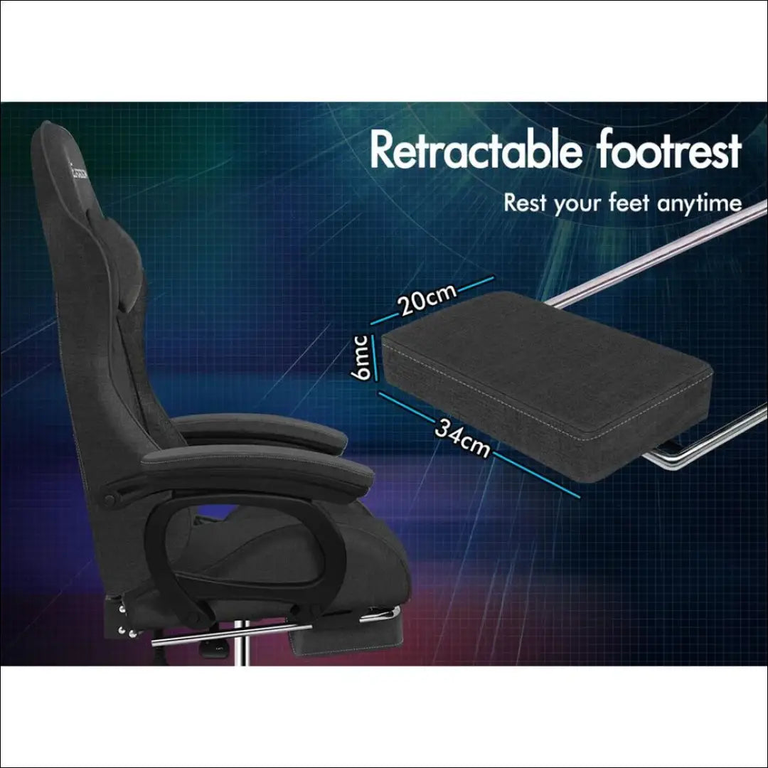 Žaidimų-darbo kėdė BI266 - €119 Save 50% 100-200, __label:Pristatymas 1-2 d.d., biuro-baldai, biuro-kedes, color-pilka