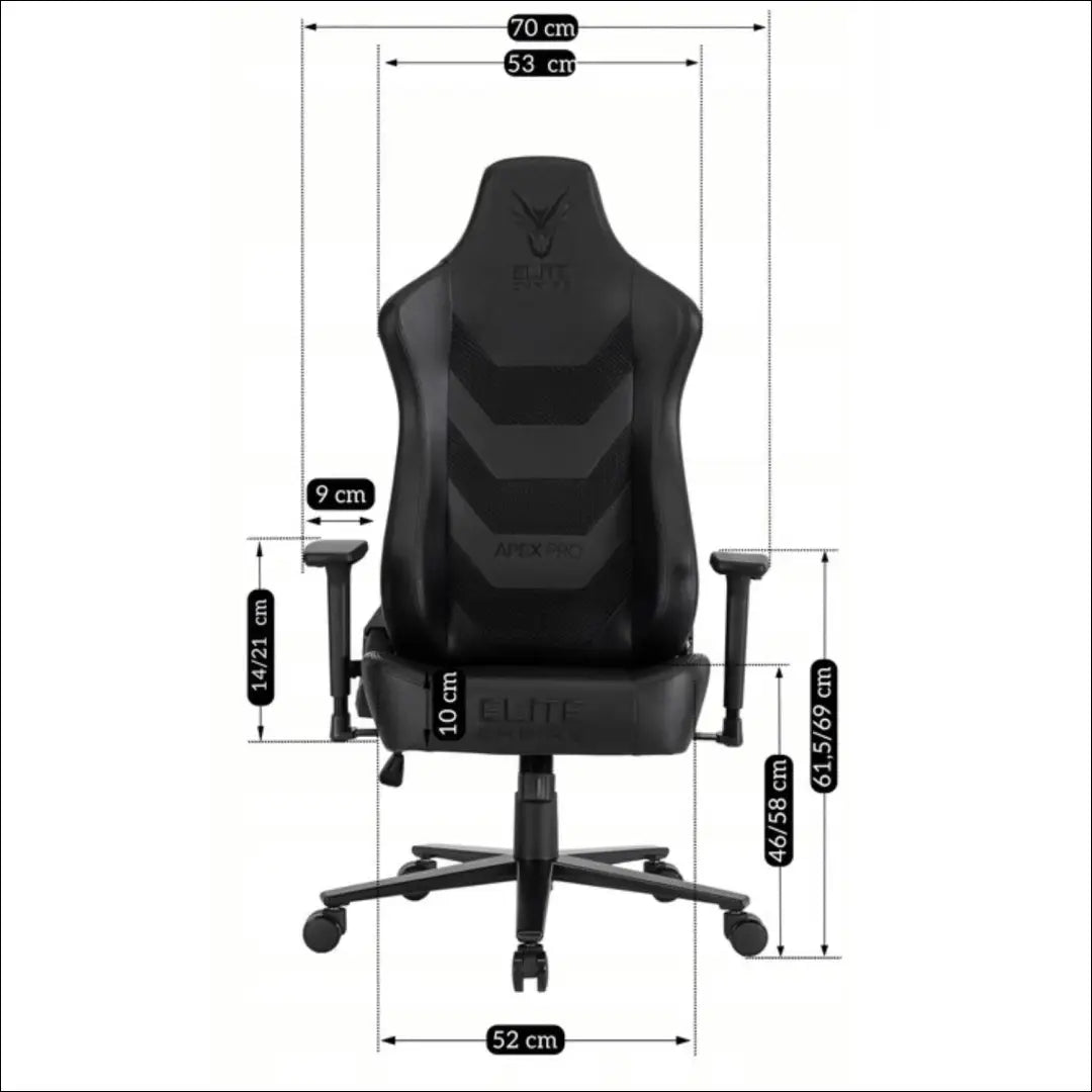 Žaidimų fotelis sukamas iš eko odos juodos spalvos TE517 - €167 Save 15% 100-200, __label:Pristatymas 5-14 d.d., elite,
