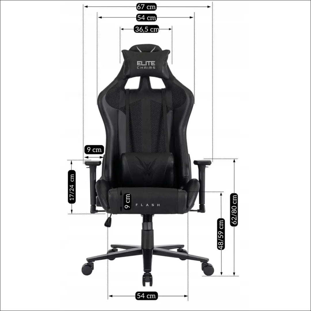Žaidimų fotelis sukamas iš eko odos juodos spalvos TE555 - €161 Save 15% 100-200, __label:Pristatymas 5-14 d.d., elite,