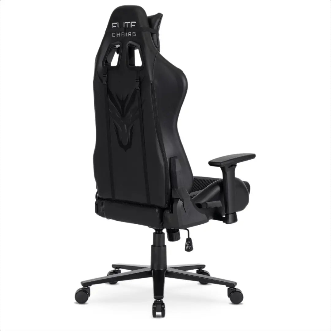 Žaidimų fotelis sukamas iš eko odos juodos spalvos TE555 - €161 Save 15% 100-200, __label:Pristatymas 5-14 d.d., elite,