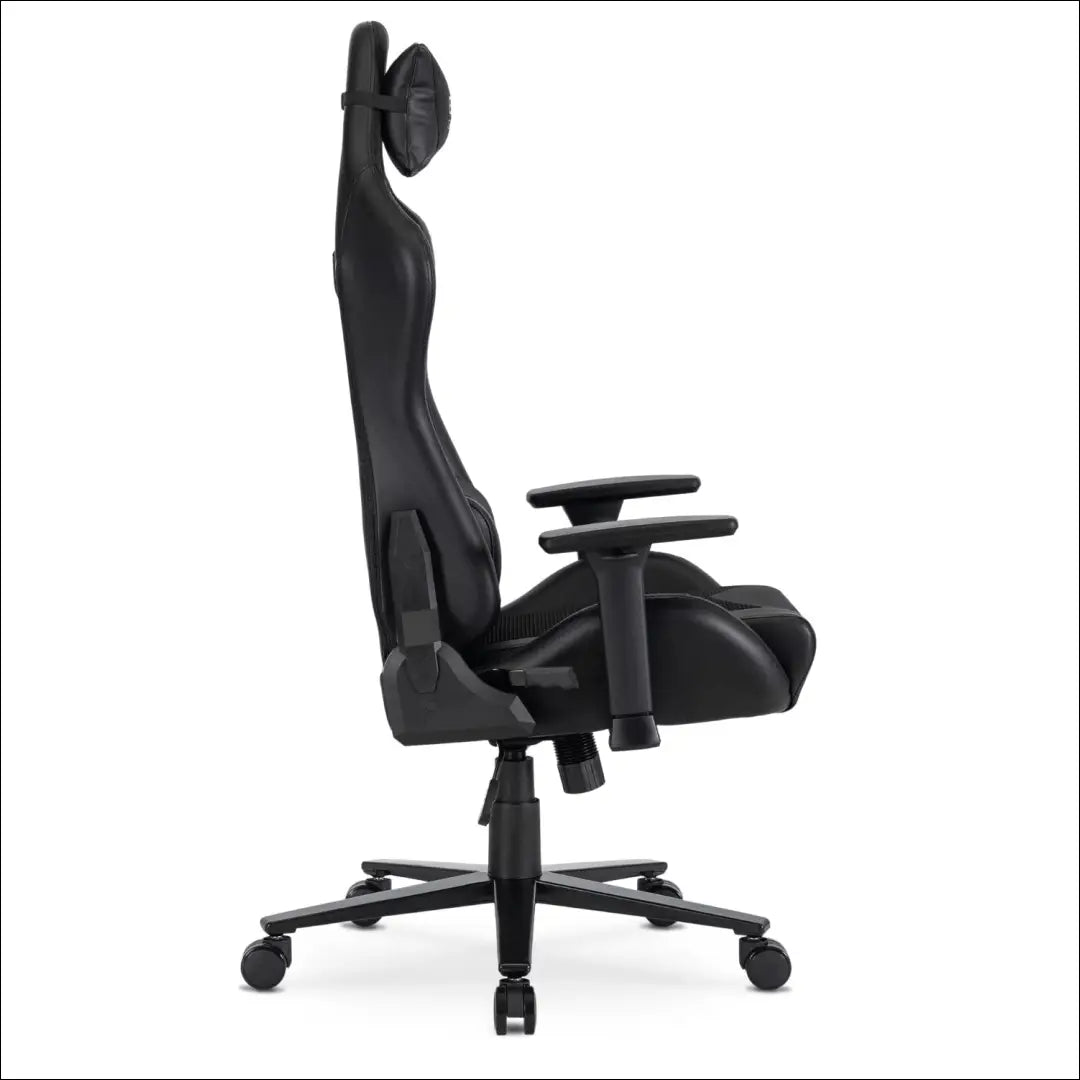 Žaidimų fotelis sukamas iš eko odos juodos spalvos TE555 - €161 Save 15% 100-200, __label:Pristatymas 5-14 d.d., elite,