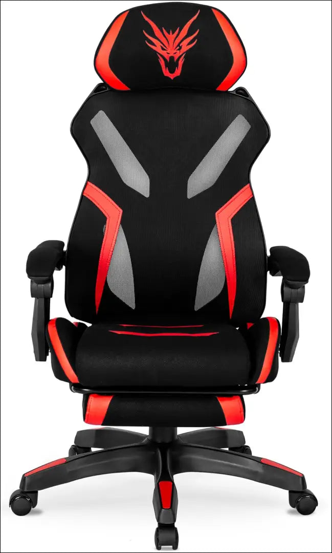 Žaidimų fotelis sukamas su audiniu juodos spalvos / raudonos TE093 - €124 Save 15% 100-200, __label:Pristatymas 5-14