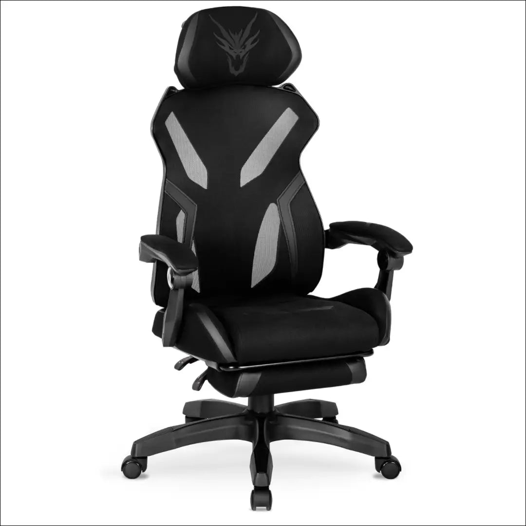Žaidimų fotelis sukamas su audiniu juodos spalvos TE091 - €124 Save 15% 100-200, __label:Pristatymas 5-14 d.d., elite,