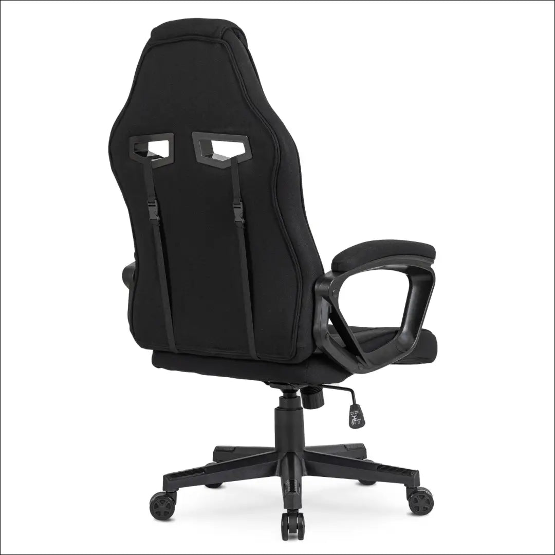 Žaidimų fotelis sukamas su audiniu juodos spalvos TE338 - €132 Save 15% 100-200, __label:Pristatymas 5-14 d.d., elite,