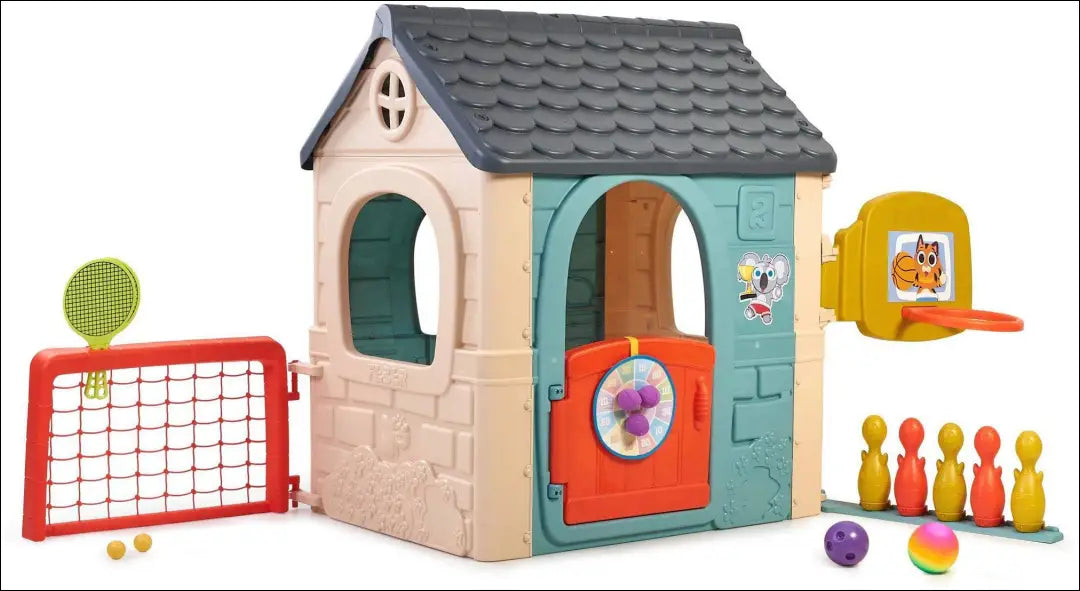 Žaidimų namelis LI902 - €95 Save 50% 50-100, __label:Pristatymas 1-2 d.d., color-marga, color-margas, lauko baldai €50