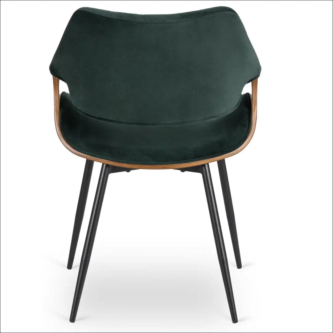 Žalia/riešutmedžio spalvos aksominė kėdė TE1578 - €141.74 Save 15% __label:Pristatymas 5-14 d.d., Newelite Naujausi