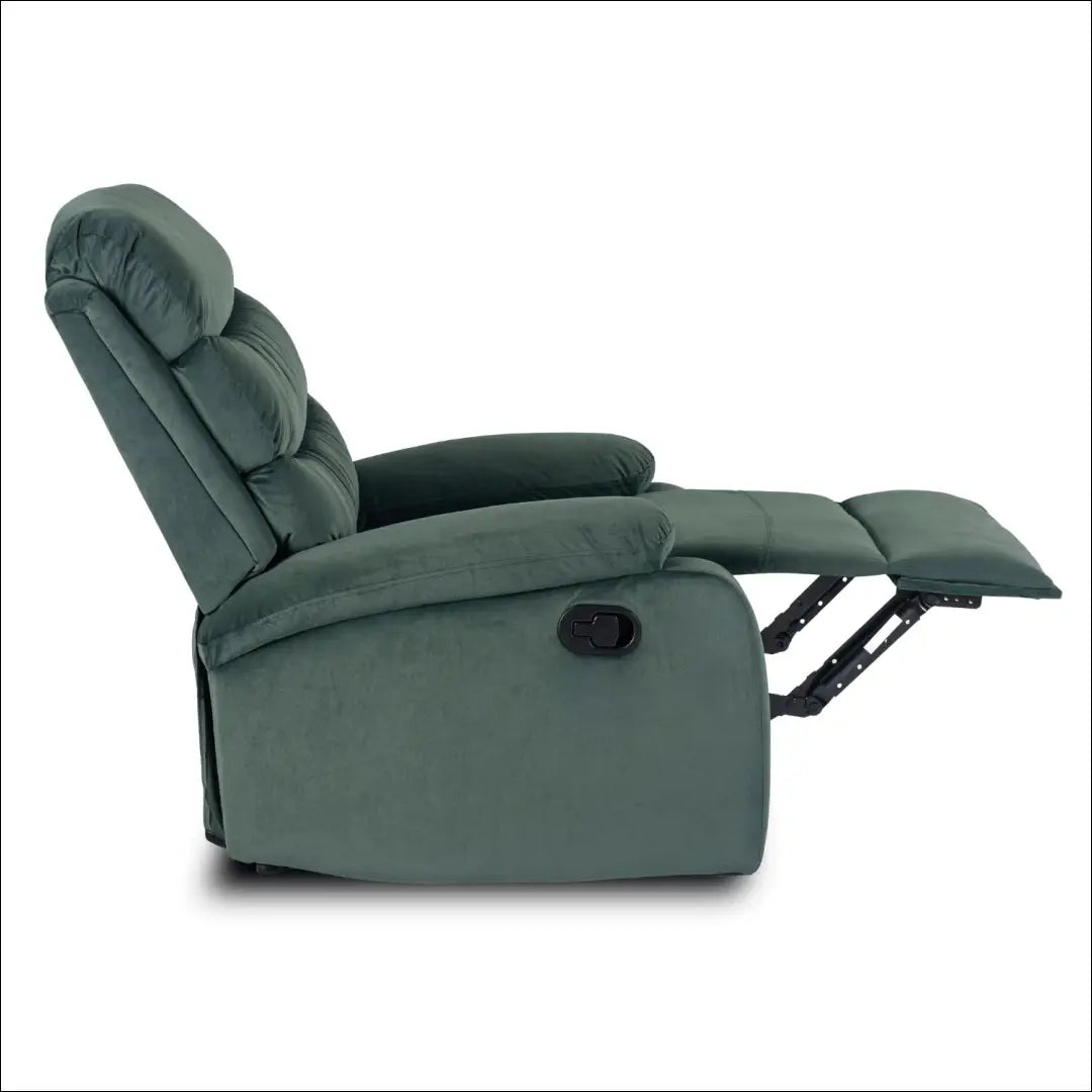 Žalias aksominis atlošiamas fotelis TE2599 - €230.11 Save 15% __label:Pristatymas 5-14 d.d., Newelite Naujausi