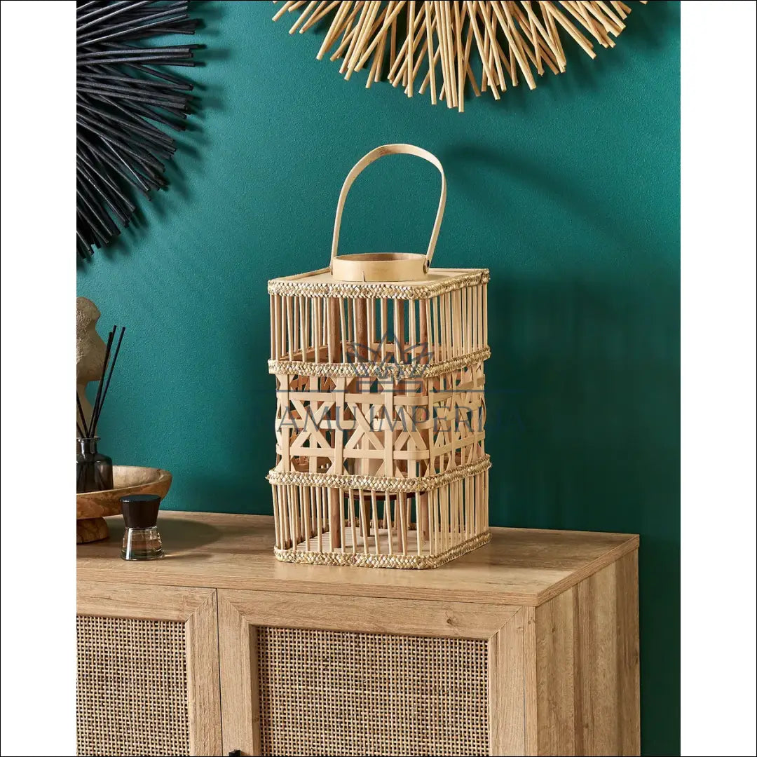 Žibintas DI10220 - €18 Save 50% __label:Pristatymas 1-2 d.d., color-ruda, interjeras, material-bambukas, Push