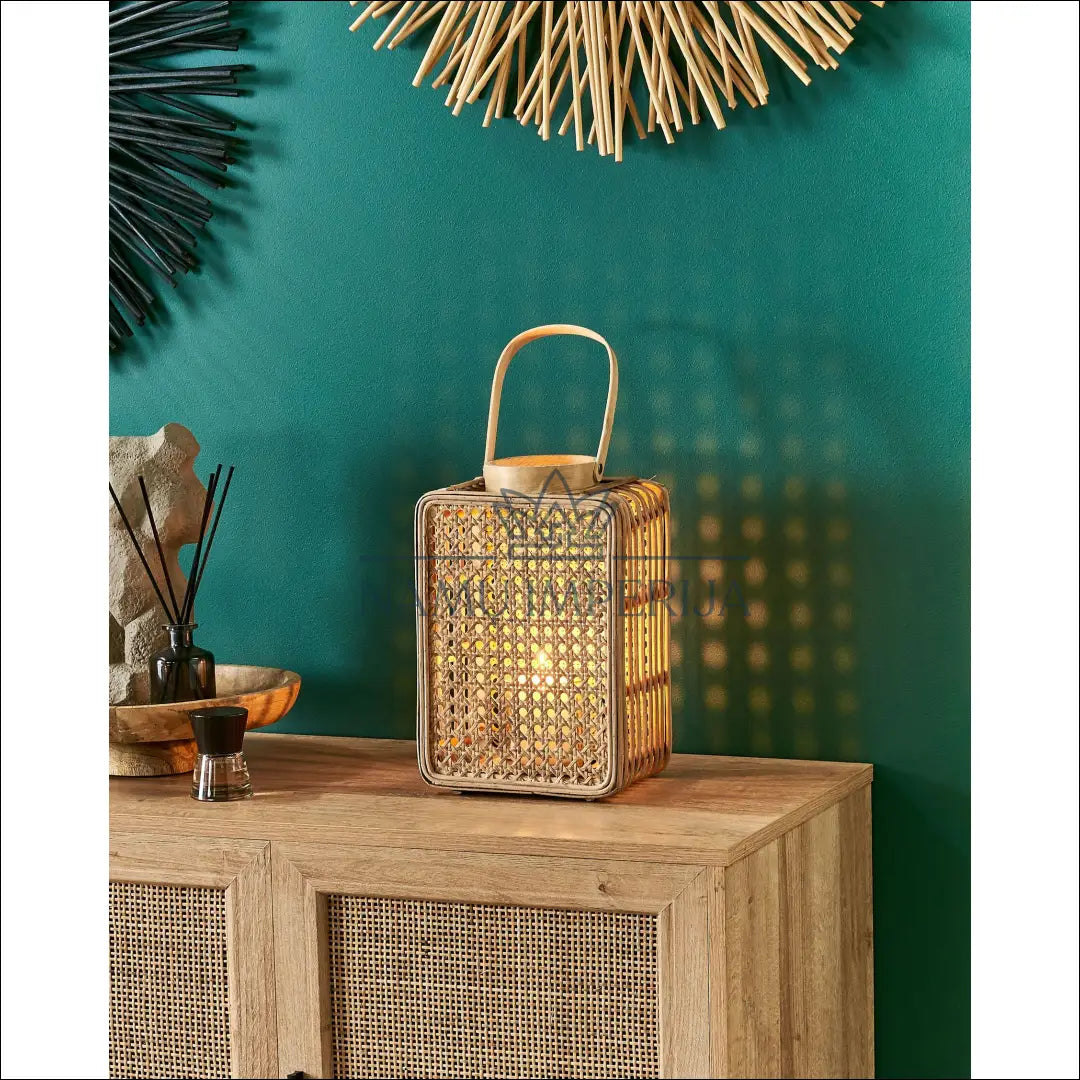 Žibintas DI8743 - €39 Save 50% 25-50, __label:Pristatymas 1-2 d.d., color-ruda, interjeras, material-rotangas €25