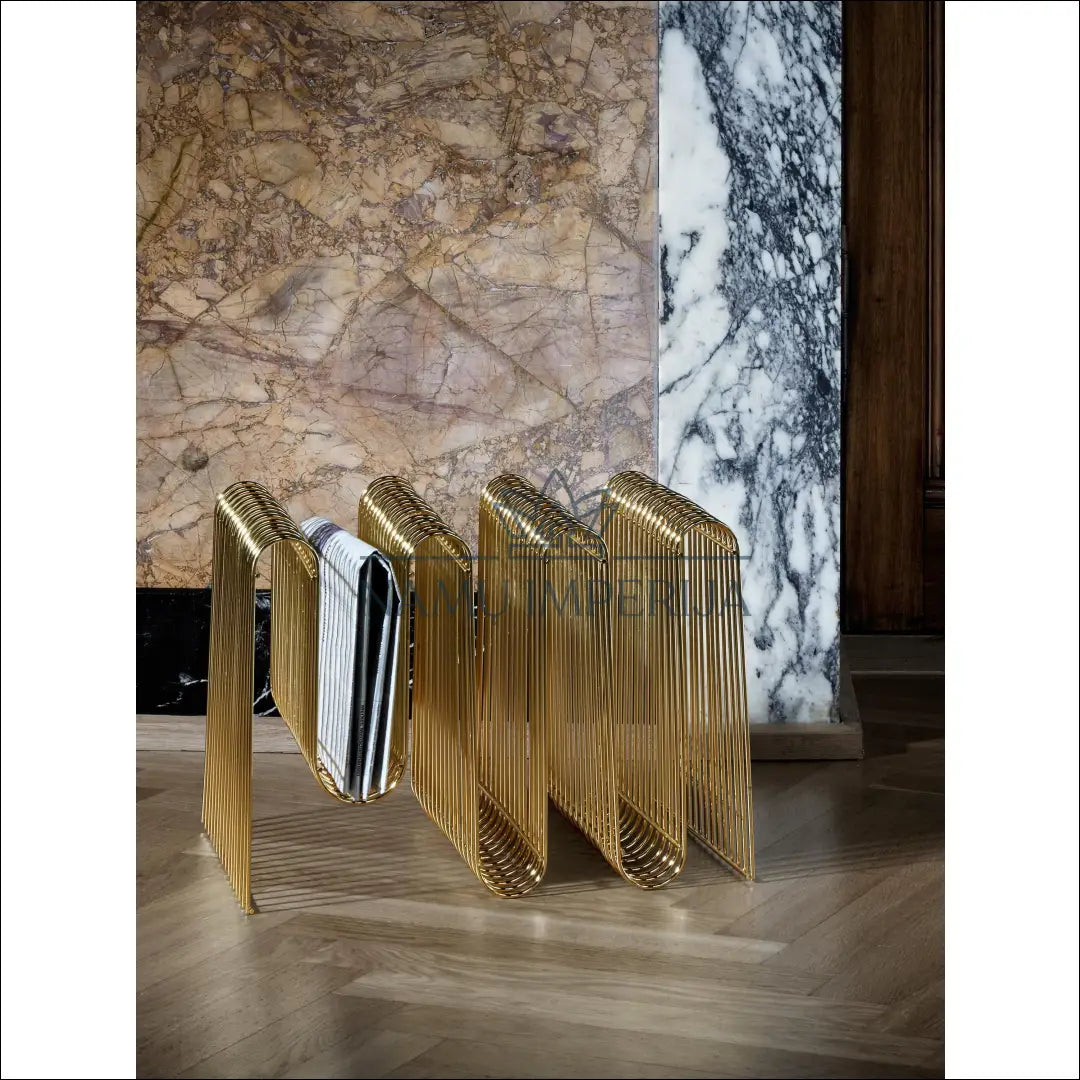 Žurnalų lentyna SI754 - €70 Save 65% 50-100, __label:Pristatymas 1-2 d.d., biuro-baldai, biuro-lentynos, color-auksine