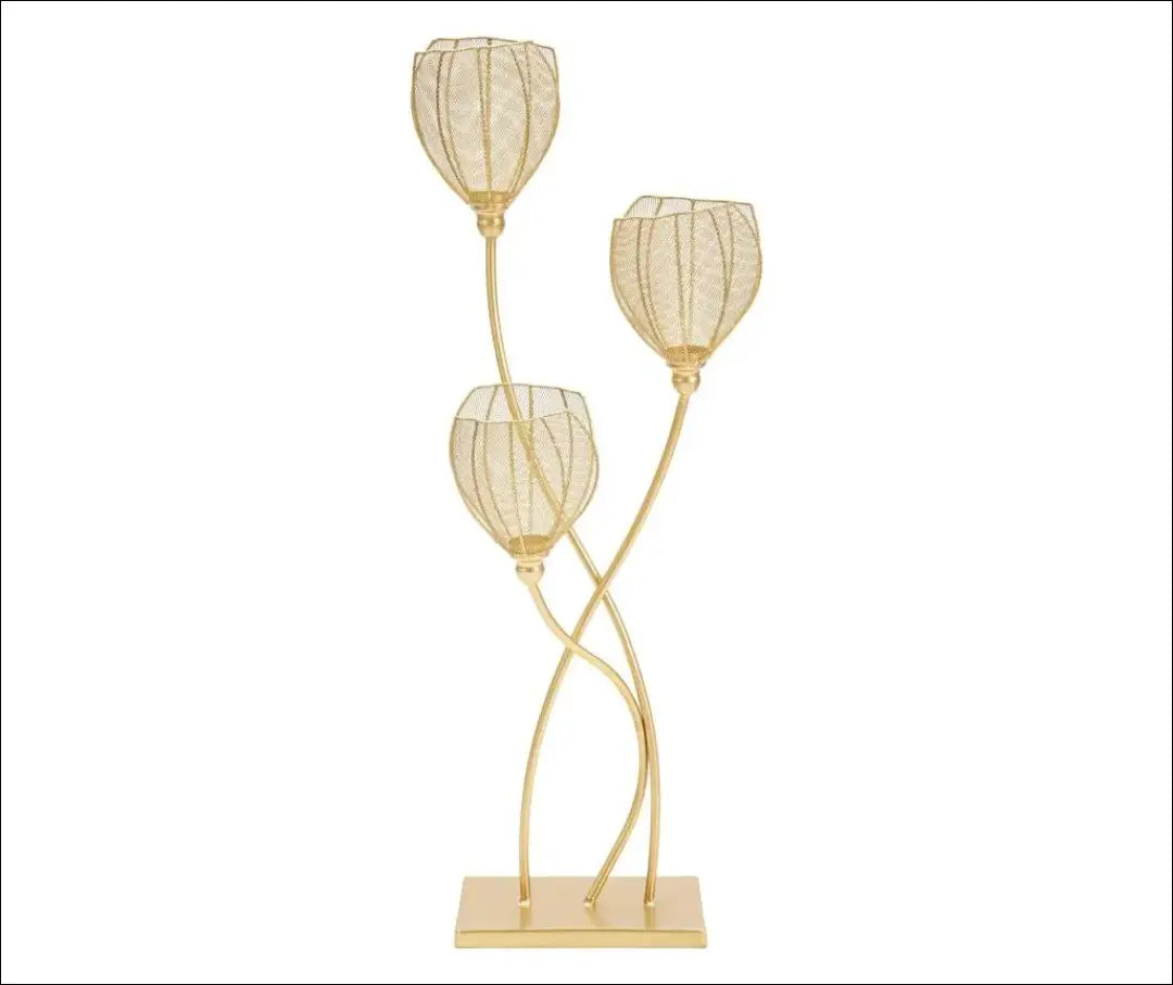 Žvakidė DI10271 - €74 Save 50% 50-100, __label:Pristatymas 1-2 d.d., color-auksine, interjeras, material-metalas €50