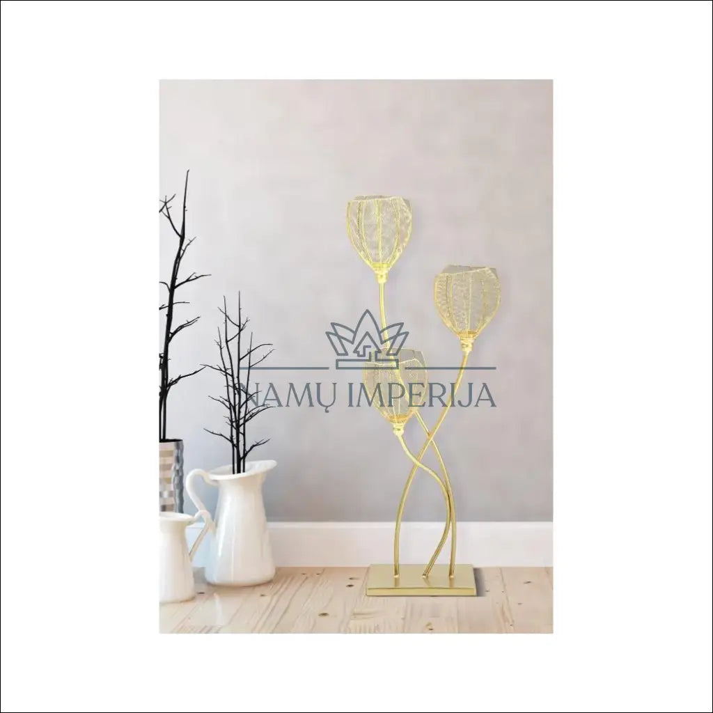 Žvakidė DI10271 - €74 Save 50% 50-100, __label:Pristatymas 1-2 d.d., color-auksine, interjeras, material-metalas €50