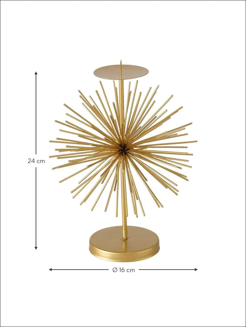 Žvakidė DI4835 - €9 Save 70% __label:Pristatymas 1-2 d.d., color-auksine, interjeras, material-metalas, under-25 Iki