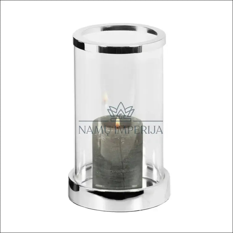 Žvakidė DI6176 - €39 Save 50% 25-50, color-sidabrine, interjeras, material-metalas, material-stiklas Interjeras