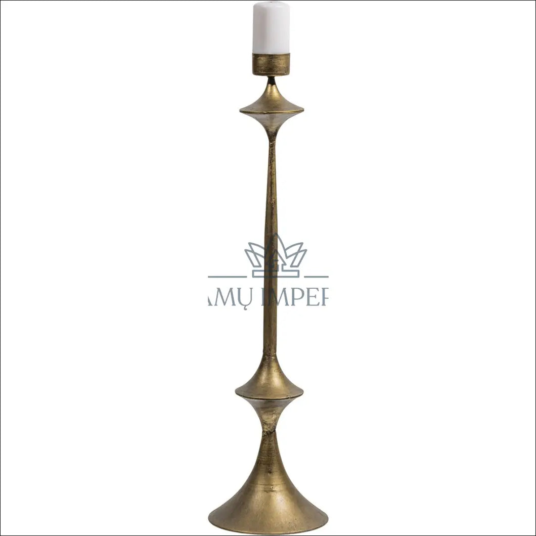 Žvakidė DI6198 - €69 Save 50% 50-100, color-auksine, interjeras, material-metalas, zvakes Auksinė | Namų imperija