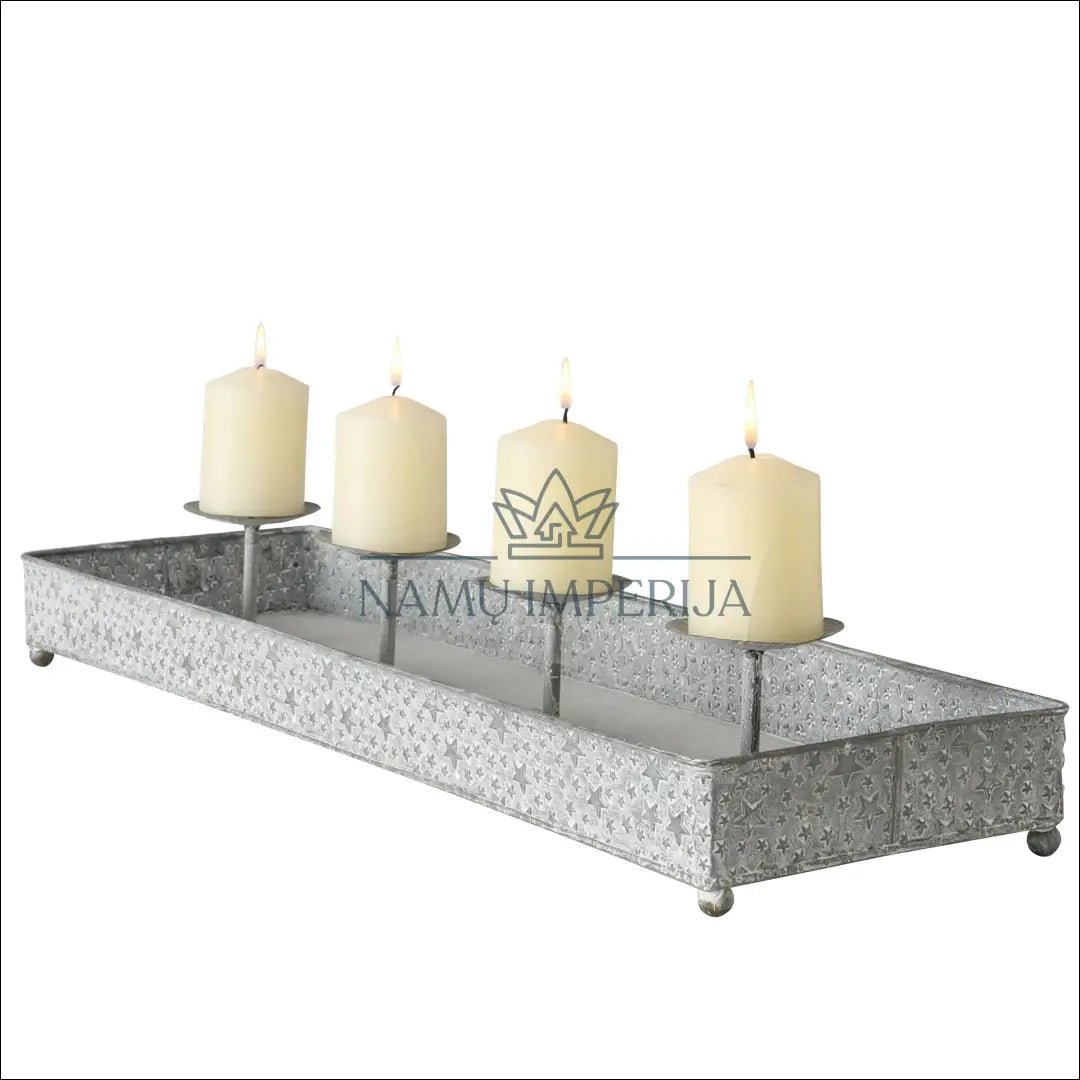 Žvakidė DI6805 - €17 Save 55% __label:Pristatymas 1-2 d.d., color-pilka, interjeras, material-metalas, spalva-pilka