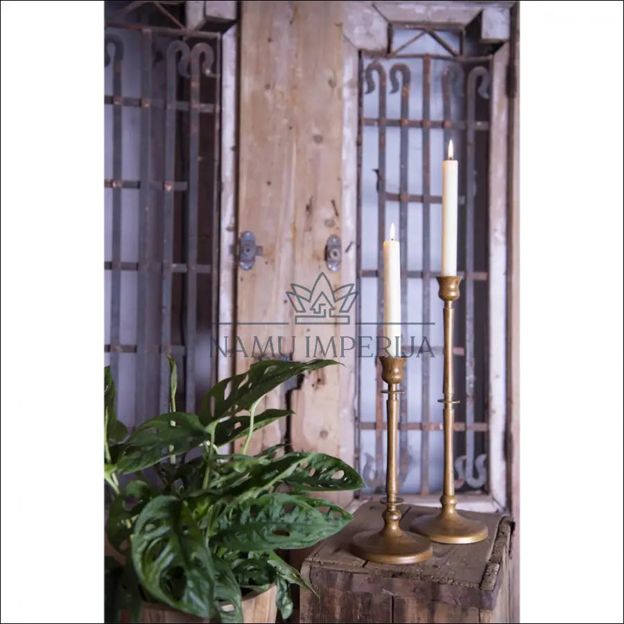 Žvakidė DI7002 - €14 Save 55% __label:Pristatymas 1-2 d.d., color-auksine, color-ruda, interjeras, material-metalas