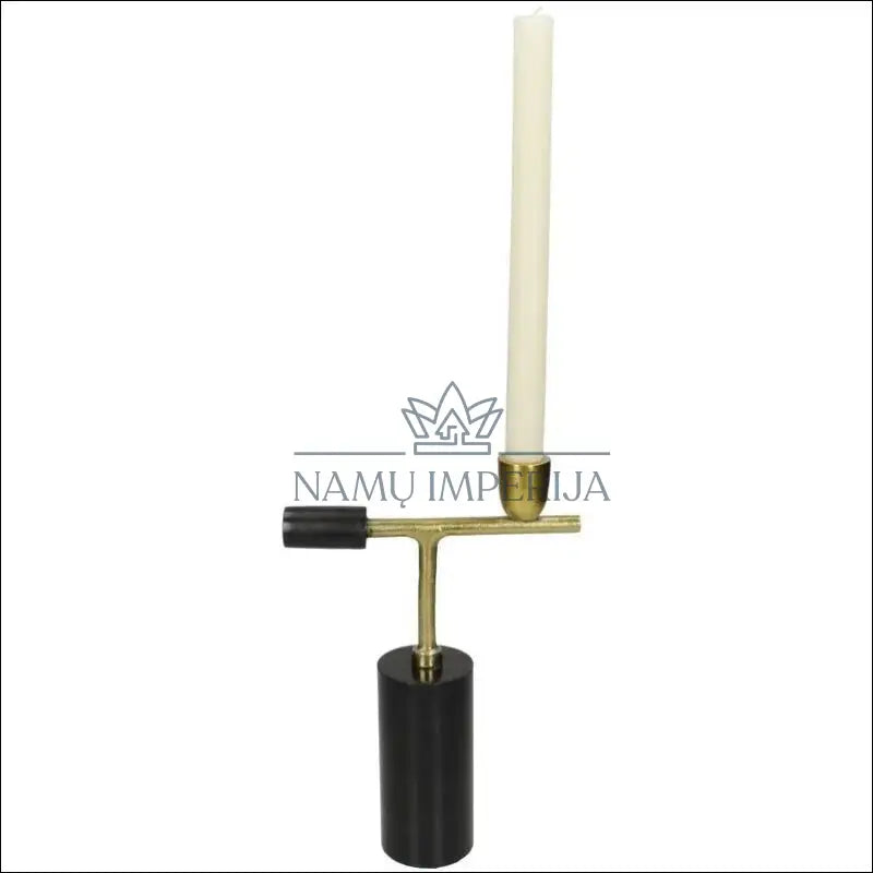 Žvakidė DI7145 - €18 Save 50% __label:Pristatymas 1-2 d.d., color-auksine, color-juoda, interjeras, material-metalas