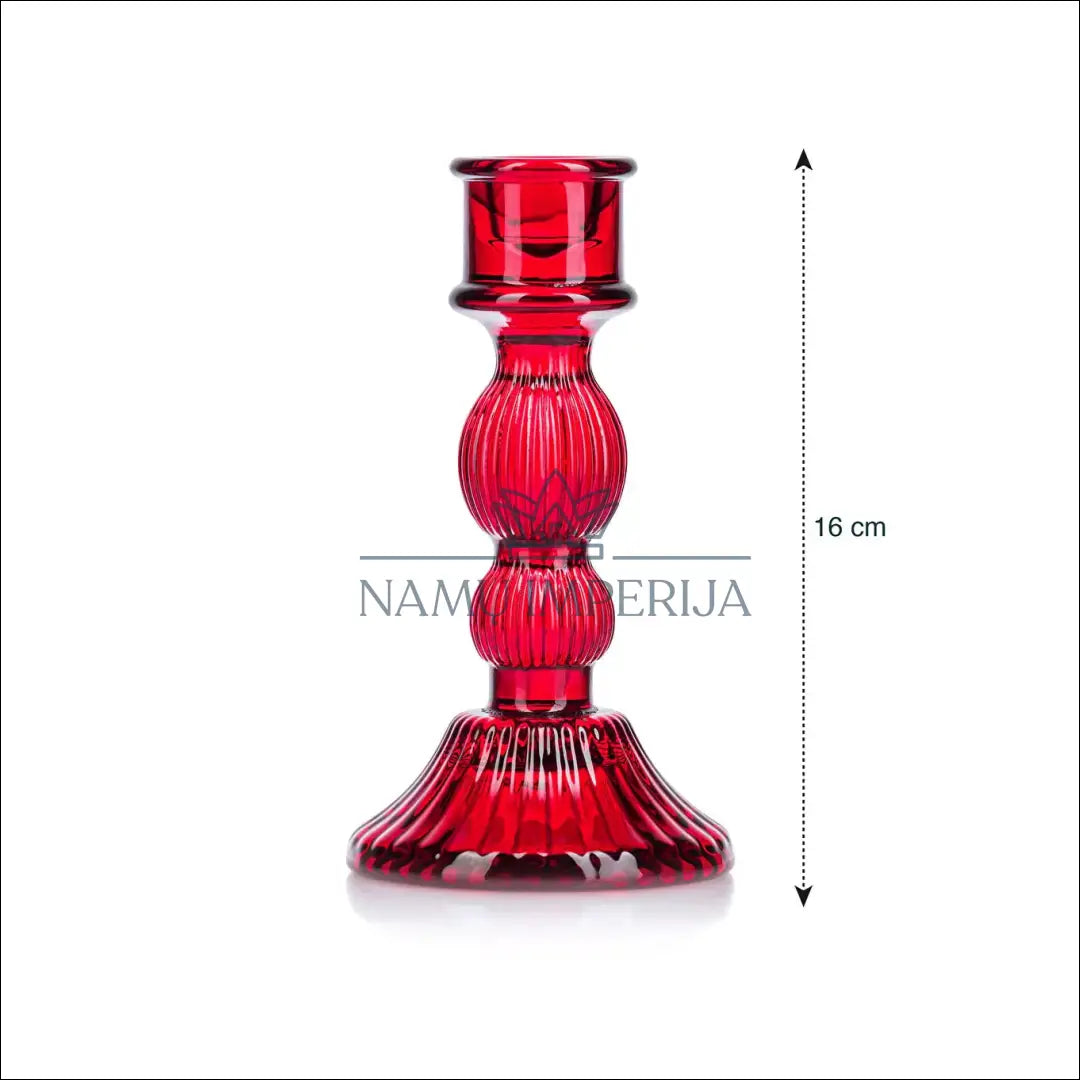 Žvakidė DI8577 - €5 Save 50% __label:Pristatymas 1-2 d.d., color-raudona, interjeras, material-stiklas, under-25 Iki