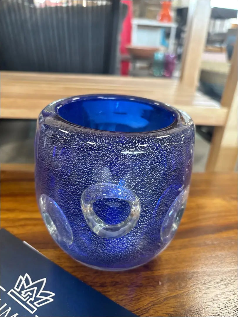Žvakidė DI9522 - €25 Save 55% 25-50, __label:Pristatymas 1-2 d.d., color-melyna, interjeras, material-stiklas to €50
