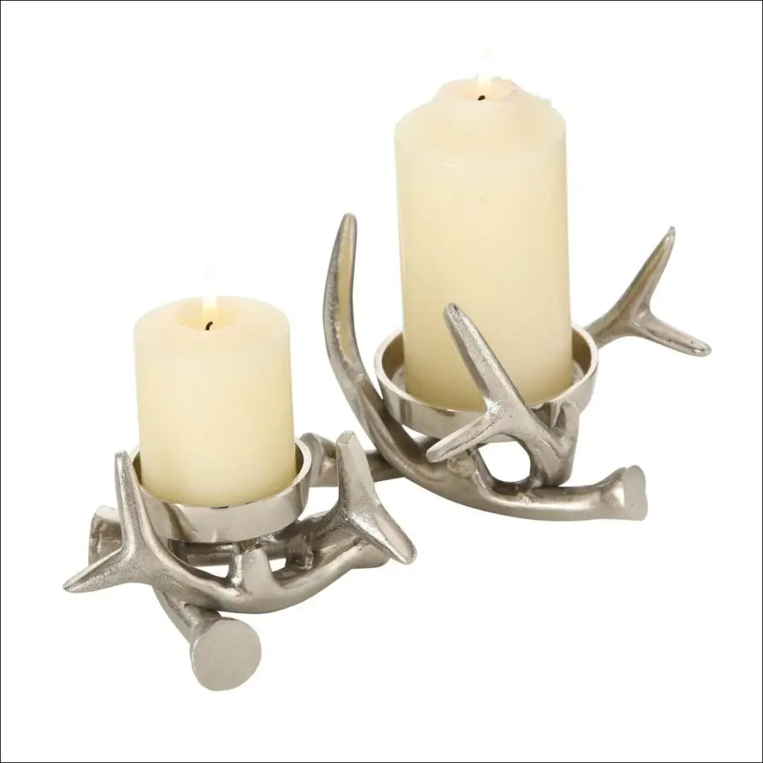 Žvakidžių komplektas (2vnt) DI10800 - €8 Save 50% __label:Pristatymas 1-2 d.d., color-sidabrine, interjeras,