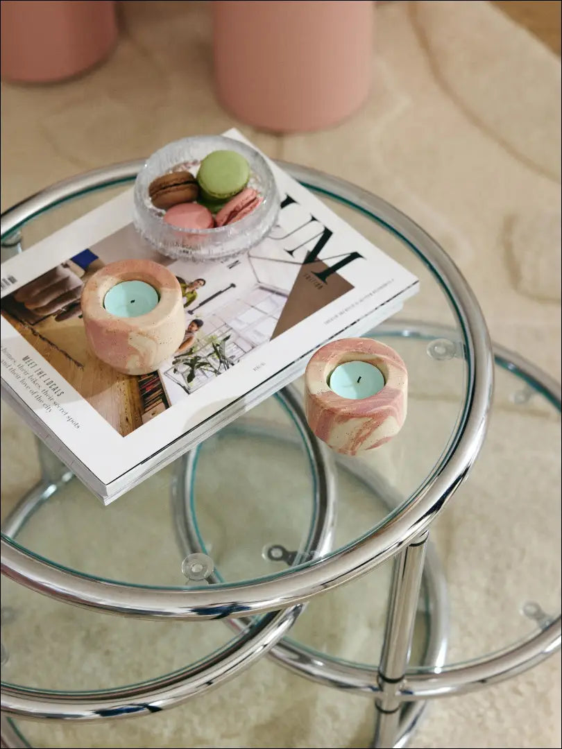 Žvakidžių komplektas (2vnt) DI9843 - €9 Save 55% __label:Pristatymas 1-2 d.d., color-smelio, interjeras,